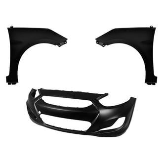 Replace® - 3-Piece (Front Bumper Cover, Driver and Passenger Side Fender) (Platinum Plus)