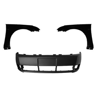 Replace® - 3-Piece (Front Bumper Cover, Driver and Passenger Side Fender) (Platinum Plus)