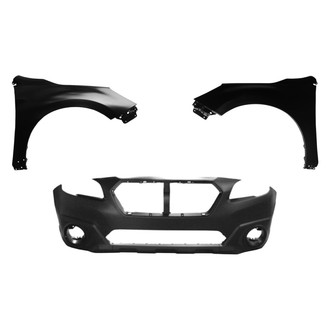 Replace® - 3-Piece (Front Bumper Cover, Driver and Passenger Side Fender) (Platinum Plus)