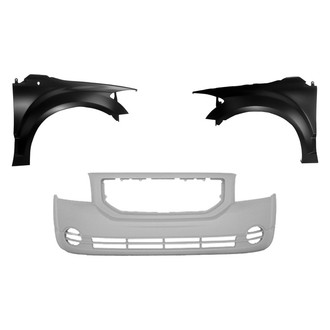 Replace® - 3-Piece (Front Bumper Cover, Driver and Passenger Side Fender) (Platinum Plus)
