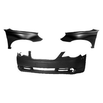 Replace® - 3-Piece (Front Bumper Cover, Driver and Passenger Side Fender) (Platinum Plus)