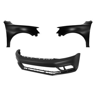 Replace® - 3-Piece (Front Bumper Cover, Driver and Passenger Side Fender) (Platinum Plus)