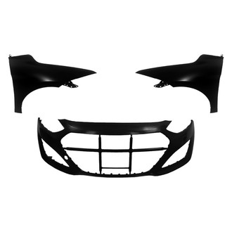 Replace® - 3-Piece (Front Bumper Cover, Driver and Passenger Side Fender) (Brand New OE)