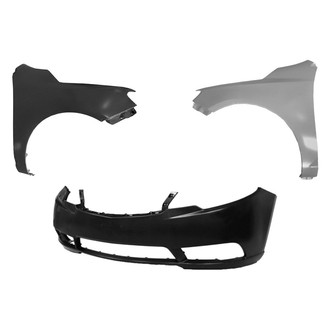 Replace® - 3-Piece (Front Bumper Cover, Driver and Passenger Side Fender) (Brand New OE)
