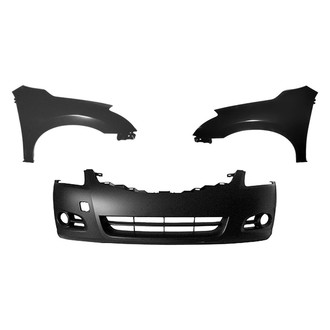 Replace® - 3-Piece (Front Bumper Cover, Driver and Passenger Side Fender) (Brand New OE)