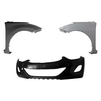 Replace® - 3-Piece (Front Bumper Cover, Driver and Passenger Side Fender) (Brand New OE)
