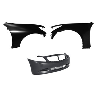 Replace® - 3-Piece (Front Bumper Cover, Driver and Passenger Side Fender) (Brand New OE)