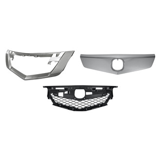 Replace® - 3-Piece (Center Grille Bar, Grille Frame, Grille) (Standard Line)