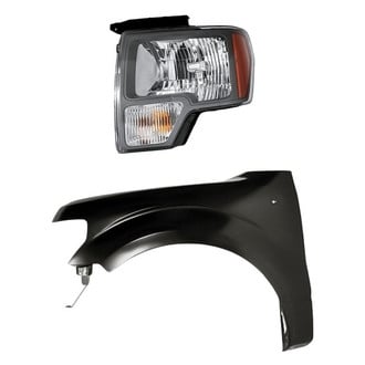 Replace® - 2-Piece Kit (Driver Side Headlight, Front Driver Side Fender) (Standard Line)