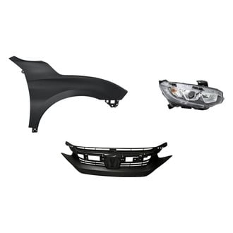Replace® - 3-Piece Kit (Passenger Side Headlight, Grille, Front Passenger Side Fender) (Standard Line)