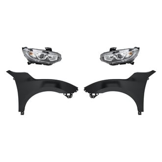 Replace® - 4-Piece Kit (Driver and Passenger Side Headlights, Driver and Passenger Side Fenders) (Standard Line)