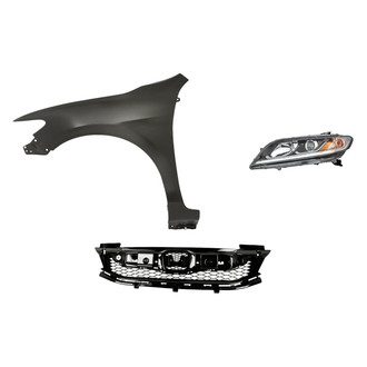 Replace® - 3-Piece Kit (Driver Side Headlight, Grille, Front Driver Side Fender)