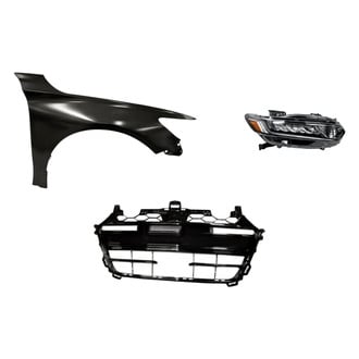 Replace® - 3-Piece Kit (Passenger Side Headlight, Grille, Front Passenger Side Fender) (Standard Line)