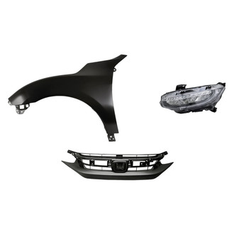 Replace® - 3-Piece Kit (Driver Side Headlight, Grille, Front Driver Side Fender) (Standard Line)