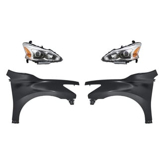 Replace® - 4-Piece Kit (Driver and Passenger Side Headlights, Driver and Passenger Side Fenders) (Standard Line)
