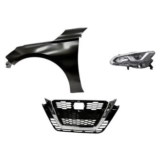 Replace® - 3-Piece Kit (Driver Side Headlight, Grille, Front Driver Side Fender) (Standard Line)
