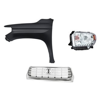 Replace® - 3-Piece Kit (Driver Side Headlight, Grille, Front Driver Side Fender) (Standard Line)