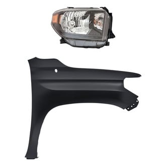 Replace® - 2-Piece Kit (Passenger Side Headlight, Front Passenger Side Fender) (Standard Line)