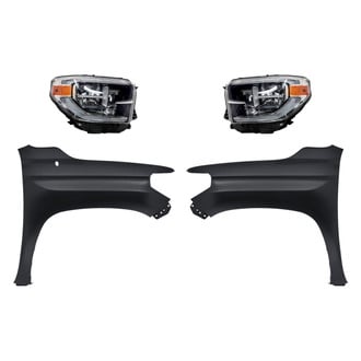 Replace® - 4-Piece Kit (Driver and Passenger Side Headlights, Driver and Passenger Side Fenders) (Standard Line)