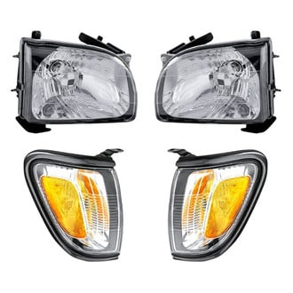 Replace® - 4-Piece Kit (Driver and Passenger Side Headlights, Driver and Passenger Side Turn Signal/Corner Lights) (Standard Line)