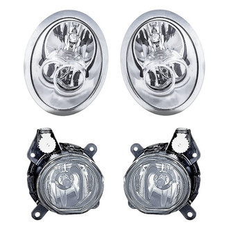 Replace® - 4-Piece Kit (Driver and Passenger Side Headlights, Driver and Passenger Side Fog Lights) (Standard Line)