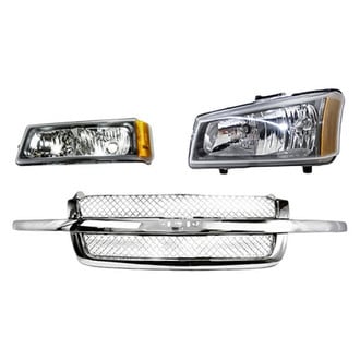 Replace® - 3-Piece Kit (Driver Side Headlight, Grille, Driver Side Turn Signal/Parking Light) (Standard Line)