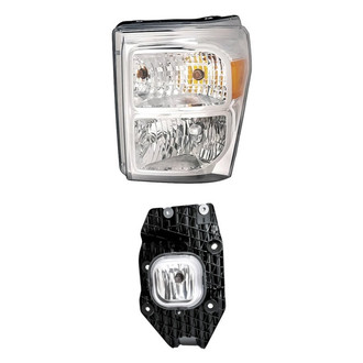 Replace® - 2-Piece Kit (Driver Side Headlight, Driver Side Fog Light) (CAPA Certified)