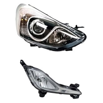 Replace® - 2-Piece Kit (Passenger Side Headlight, Passenger Side Fog Light) (CAPA Certified)