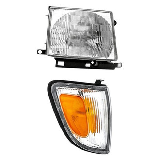 Replace® - 2-Piece Kit (Passenger Side Headlight, Passenger Side Turn Signal/Corner Light) (Standard Line)