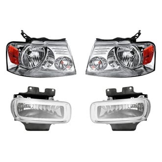 Replace® - 4-Piece Kit (Driver and Passenger Side Headlights, Driver and Passenger Side Fog Lights) (Standard Line)