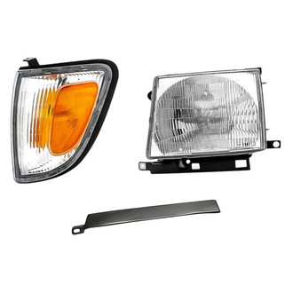 Replace® - 3-Piece Kit (Driver Side Headlight, Front Driver Side Bumper Filler, Driver Side Turn Signal/Corner Light) (Standard Line)