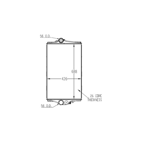 Replace® CAC010046 Intercooler