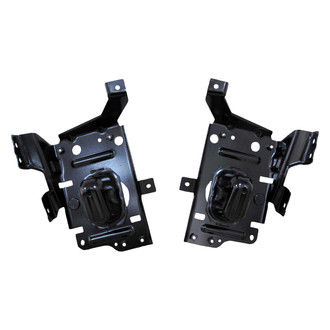 Replace® - Front Lower Driver and Passenger Side Bumper Bracket Set (CAPA Certified)
