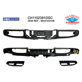 Replace® - Rear Bumper Face Bars