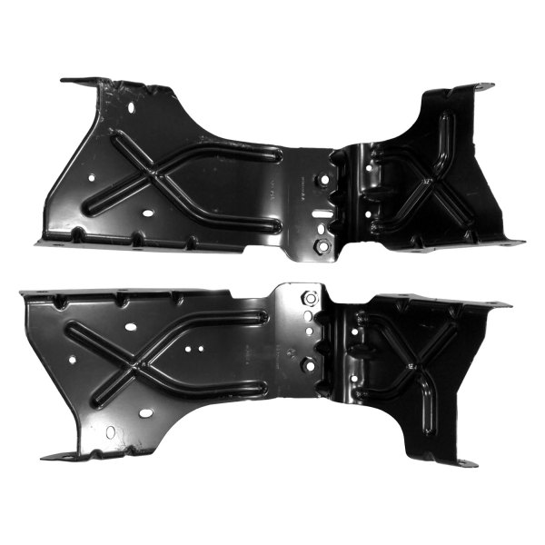 Replace® - Rear Driver and Passenger Side Bumper Mounting Bracket Set