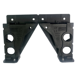 Replace® - Lower Driver and Passenger Side Radiator Support Bracket Set (Standard Line)