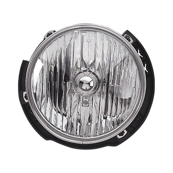 TruParts® - Replacement 7" Round Chrome Composite Headlight