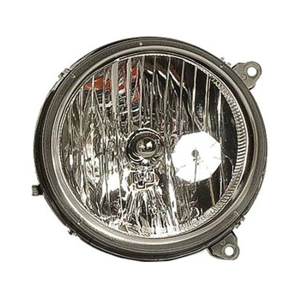 Replace® - Replacement 7" Round Passenger Side Chrome Headlight