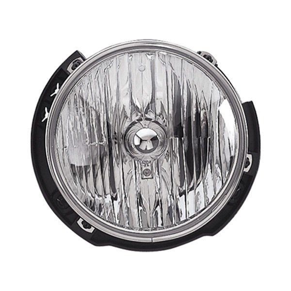 Replace® - Replacement 7" Round Chrome Composite Headlight