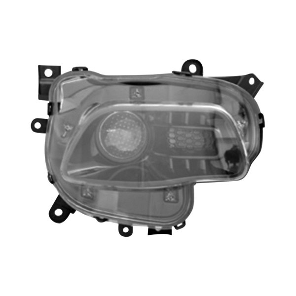 Replace® - Passenger Side Replacement Headlight (Remanufactured OE), Jeep Cherokee