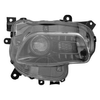 Replace® - Passenger Side Replacement Headlight (CAPA Certified)