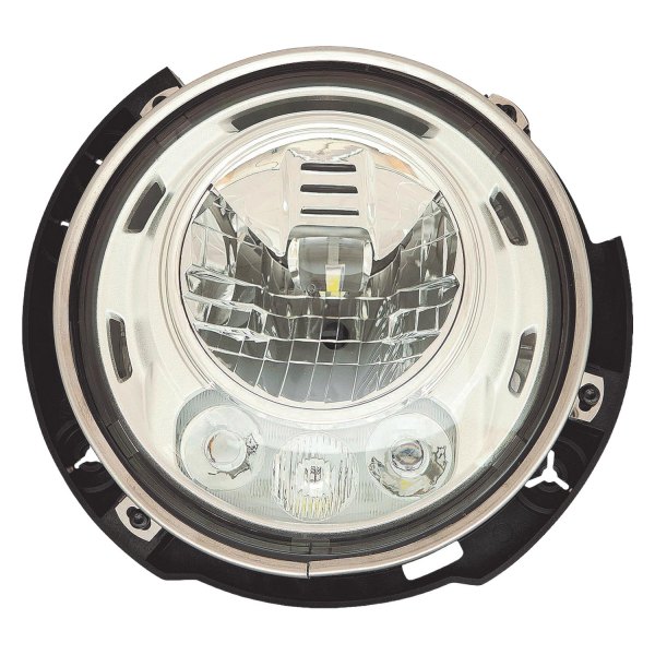 Replace® CH2503307C Replacement 7" Round Passenger Side Chrome LED