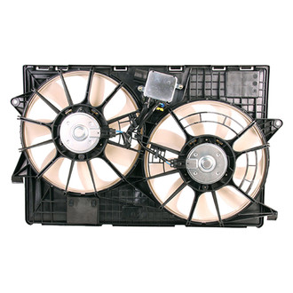 Replace® - Dual Radiator and Condenser Fan Assembly