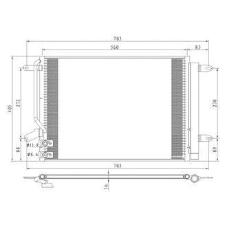 Replace® - A/C Condenser