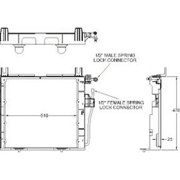 Replace® - A/C Condenser