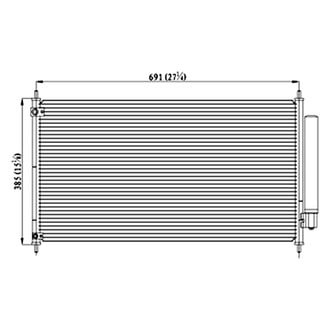 Replace® - A/C Condenser