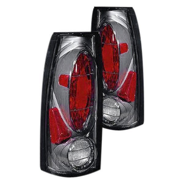 Replace® - Chrome/Red Euro Tail Lights