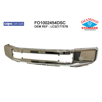 Replace® - Front Bumper Face Bar (Diamond Standard Line)