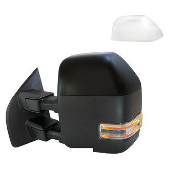 Replace® - Driver Side Power Towing Mirror (Heated, Foldaway) (Standard Line)
