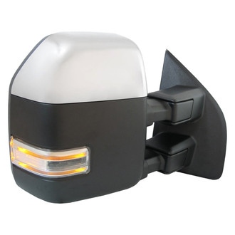 Replace® - Passenger Side Power Towing Mirror (Heated, Foldaway) (Standard Line)